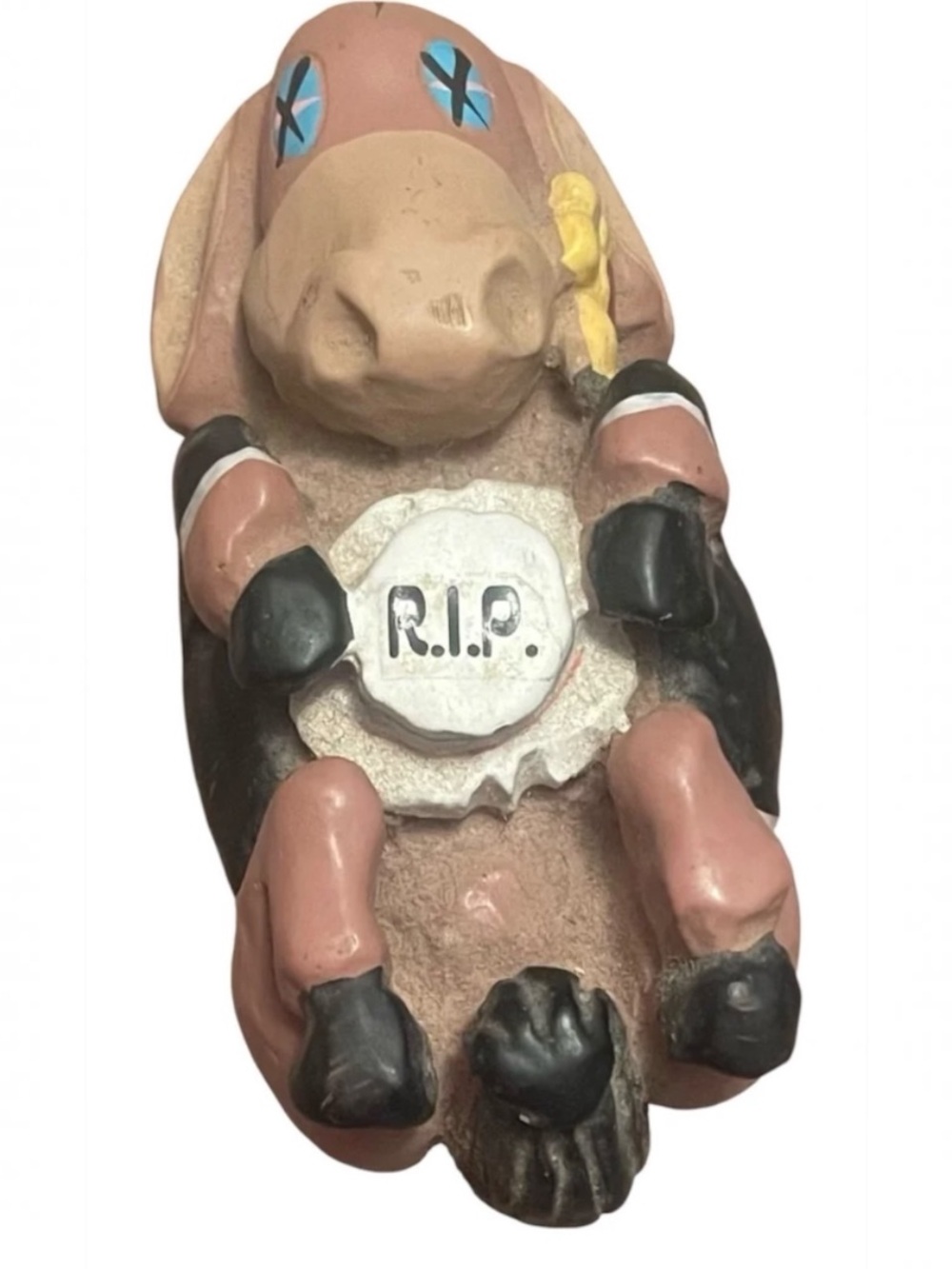 Vintage 1988 Terry Estvold R.I.P. Donkey Memo Pad Holder